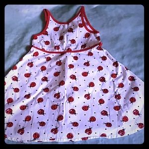 Lady bug sun dress size 5